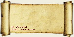 Danica Šakota vizit kartica